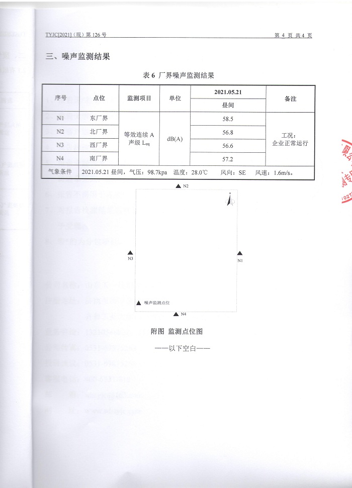 污染源现状监测报告公示